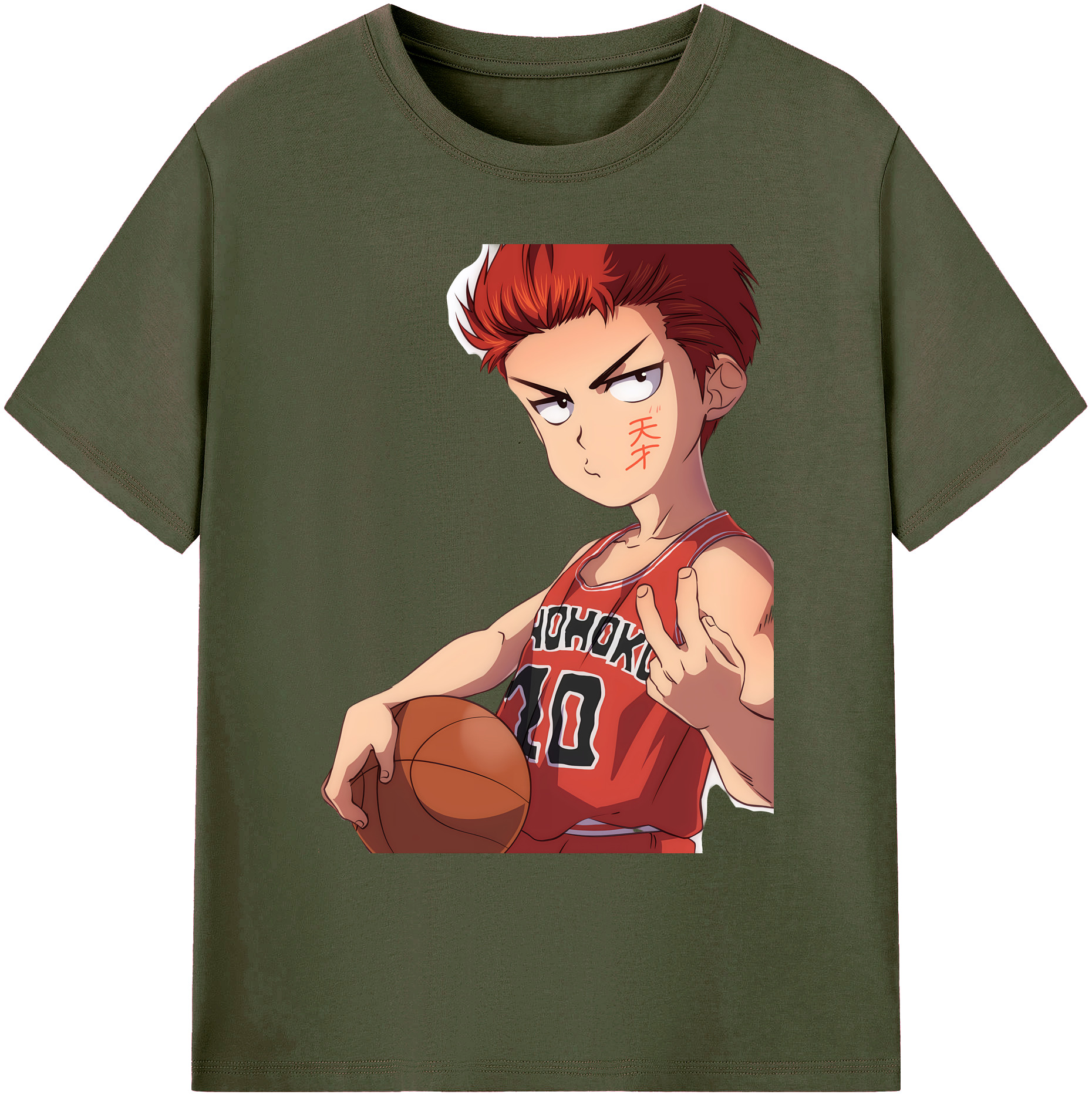 （画像用） SLAM DUNK／スラムダンク 綿100％ メンズ半袖Tシャツ｜肌触りやわらか＆通気性
